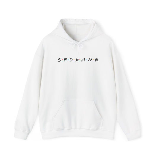 Spokane Script Hoodie - Minimal City Name Pullover