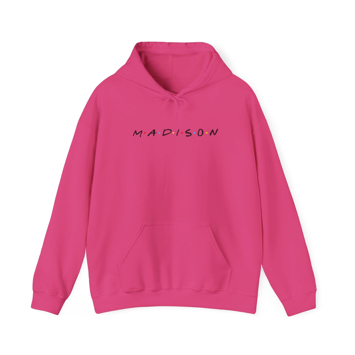Madison Script Hoodie Unisex Personalized Name Minimalist Pullover | Soft Fleece | True North