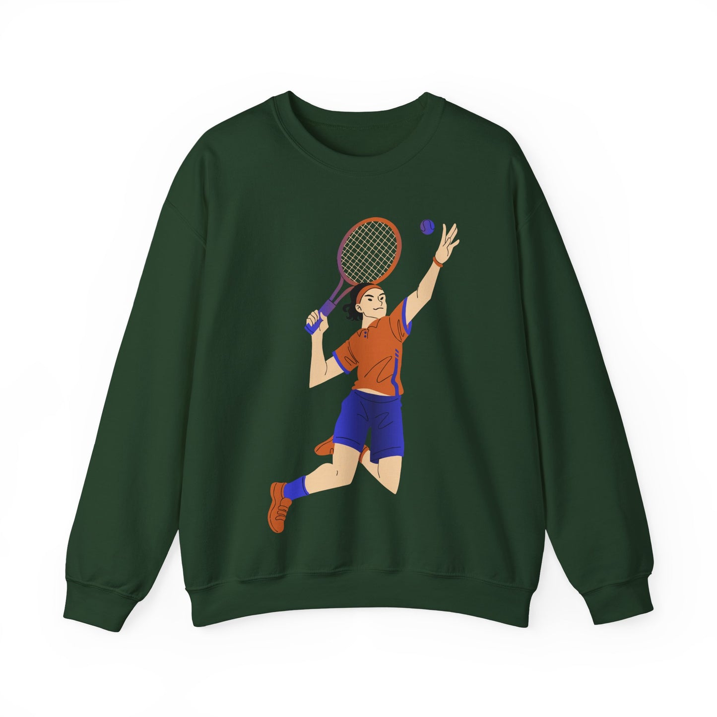 Tennis Graphic Crewneck Sweatshirt | Casual Play | True North
