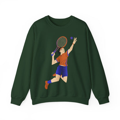 Tennis Graphic Crewneck Sweatshirt | Casual Play | True North