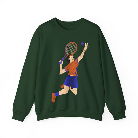 Tennis Graphic Crewneck Sweatshirt | Casual Play | True North