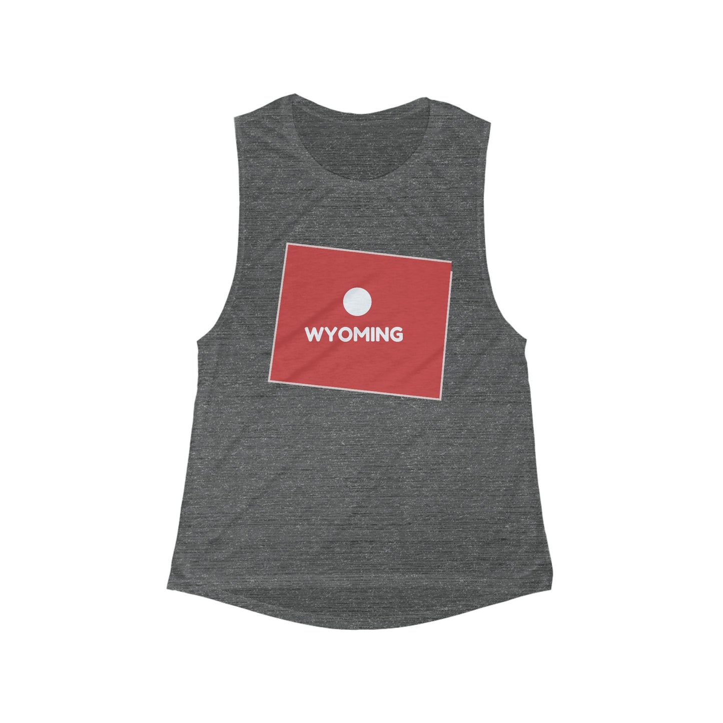 Wyoming | Women’s Flowy Scoop Muscle Tank | True North
