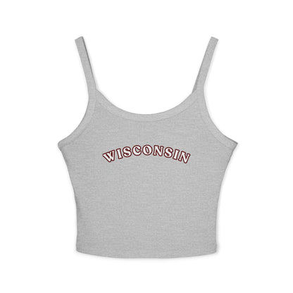 Wisconsin Women Spaghetti Strap Tank Top | Premium Fit | True North