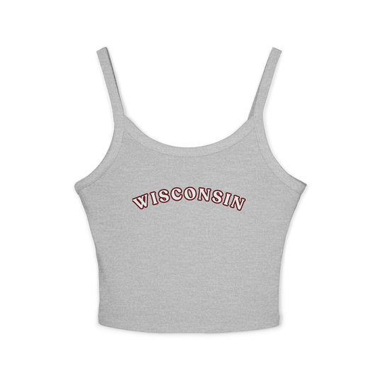 Wisconsin Women Spaghetti Strap Tank Top | Premium Fit | True North