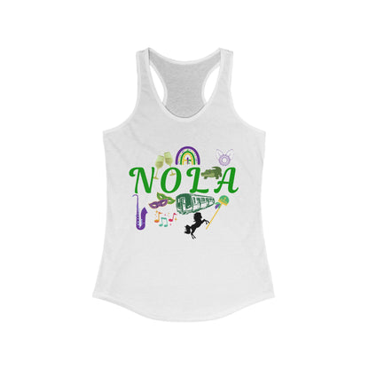 New Orleans “NOLA” | Women’s Ideal Racerback Tank | True North