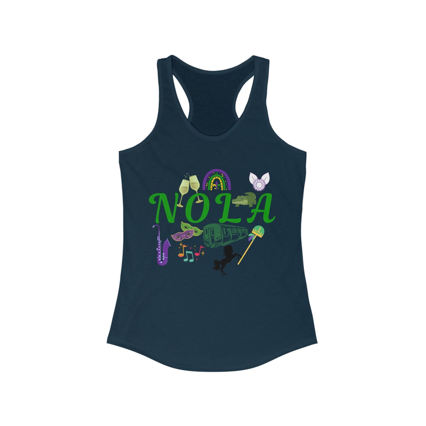 New Orleans “NOLA” | Women’s Ideal Racerback Tank | True North