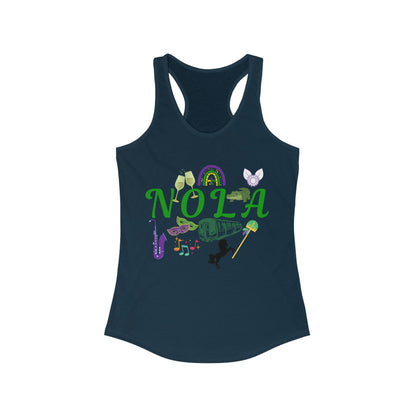 New Orleans “NOLA” | Women’s Ideal Racerback Tank | True North