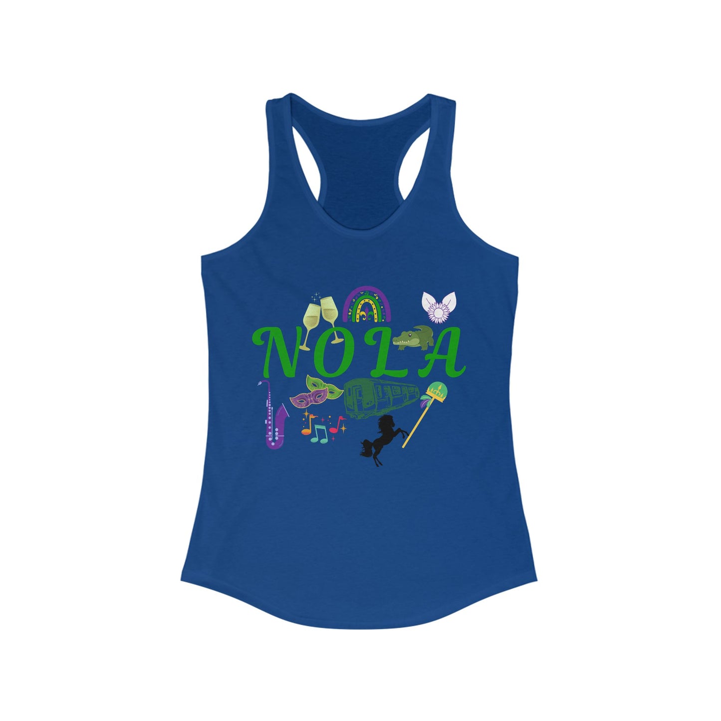 New Orleans “NOLA” | Women’s Ideal Racerback Tank | True North