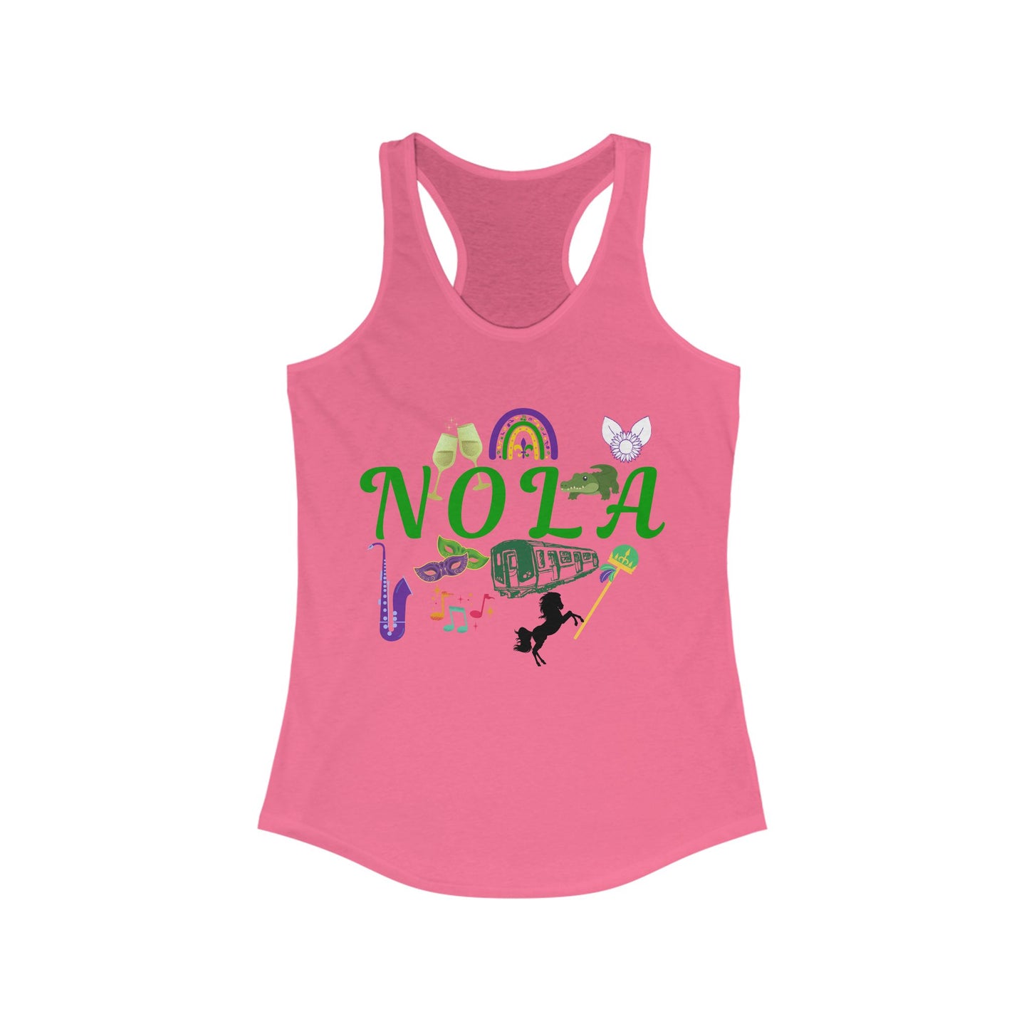 New Orleans “NOLA” | Women’s Ideal Racerback Tank | True North