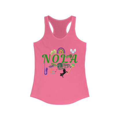 New Orleans “NOLA” | Women’s Ideal Racerback Tank | True North