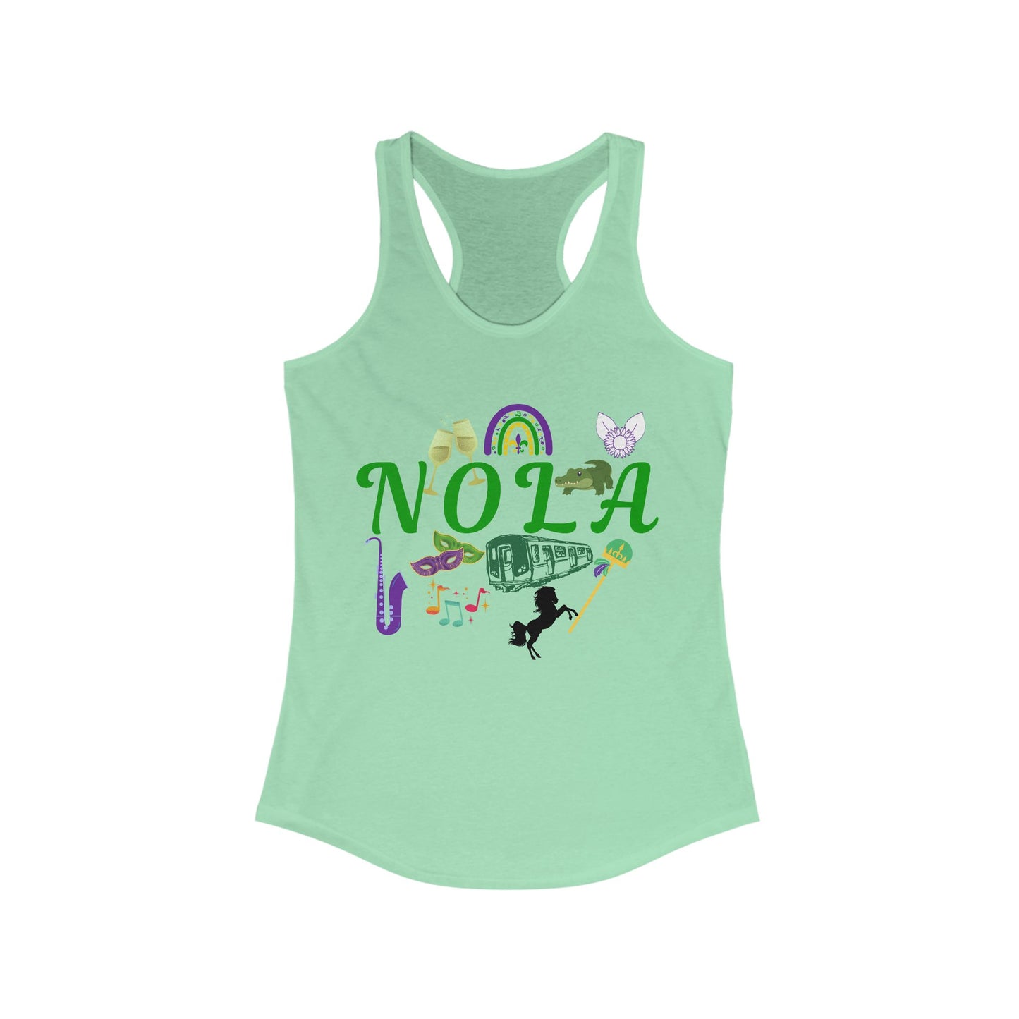 New Orleans “NOLA” | Women’s Ideal Racerback Tank | True North