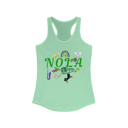 New Orleans “NOLA” | Women’s Ideal Racerback Tank | True North