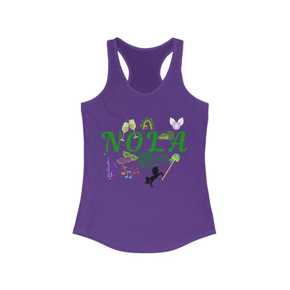 New Orleans “NOLA” | Women’s Ideal Racerback Tank | True North