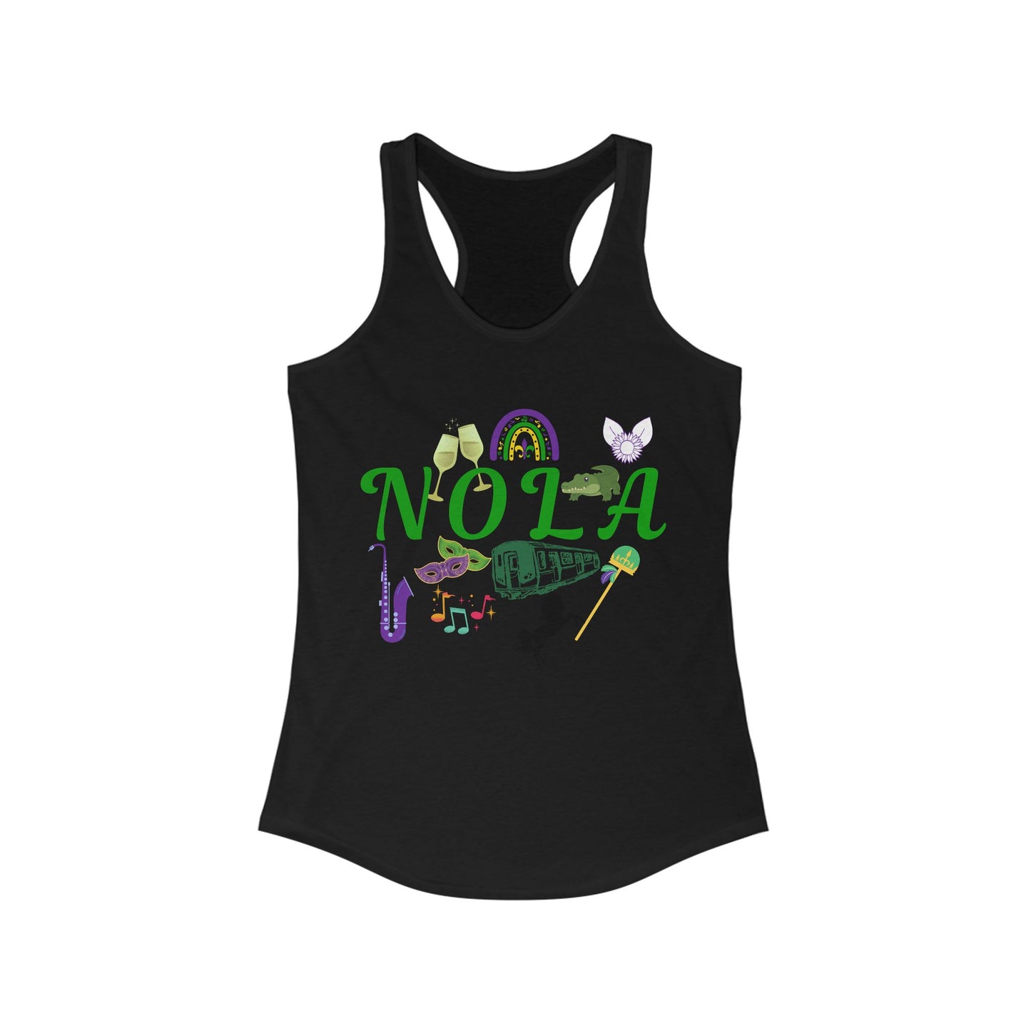 New Orleans “NOLA” | Women’s Ideal Racerback Tank | True North