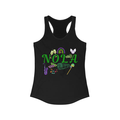New Orleans “NOLA” | Women’s Ideal Racerback Tank | True North