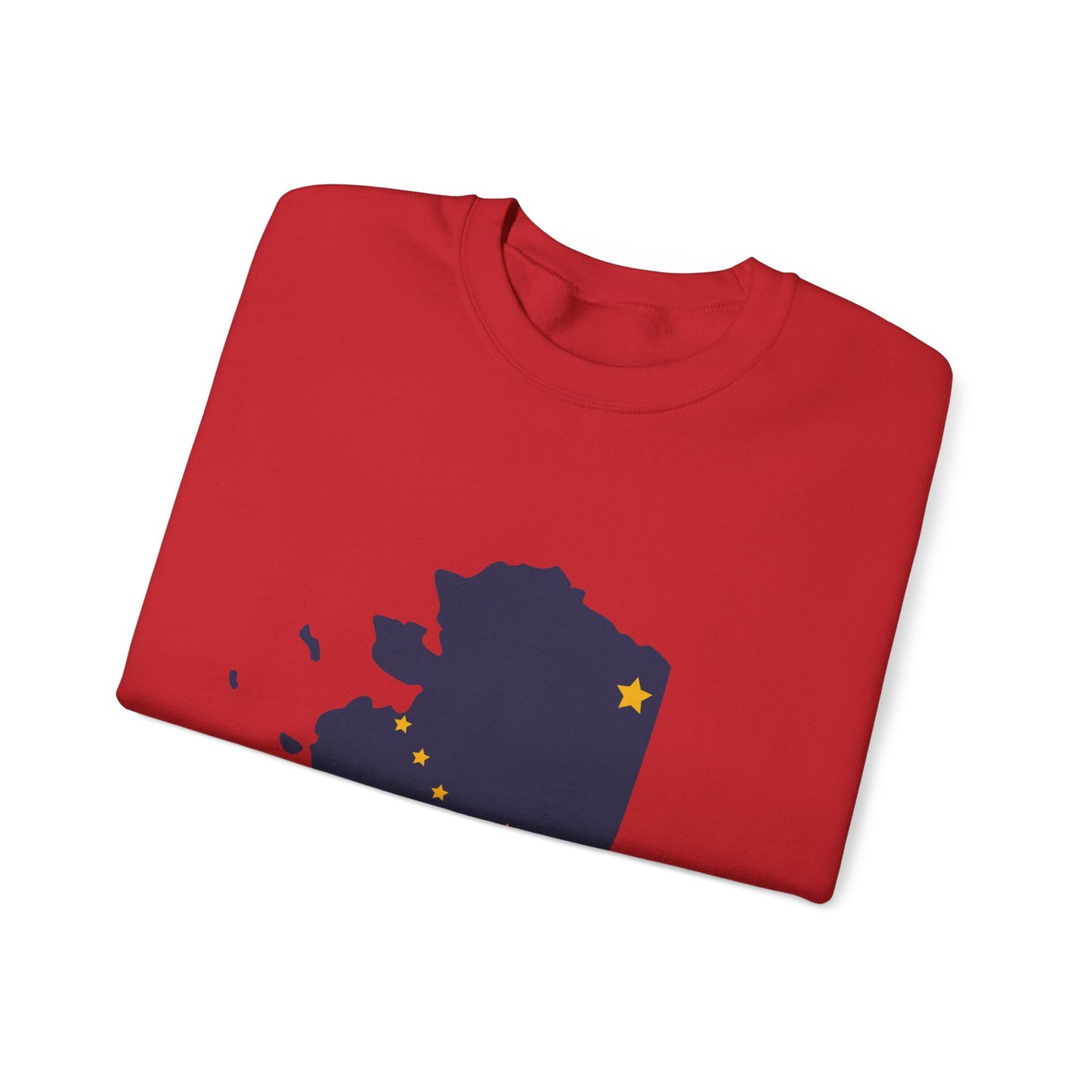 Alaska Map Crewneck Sweatshirt | Cozy Souvenir Pullover | True North