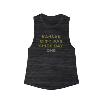 Kansas City Fan Since Day One | Women’s Flowy Scoop Muscle Tank | True North