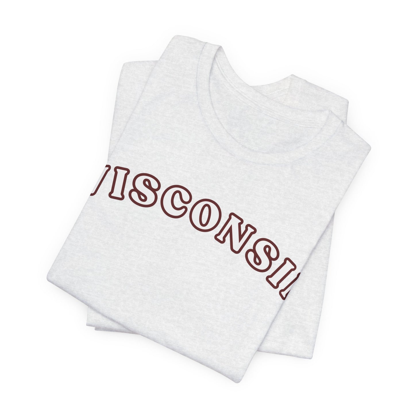 Wisconsin Arch Tee — Vintage Collegiate State T-Shirt MADISON JERSEY