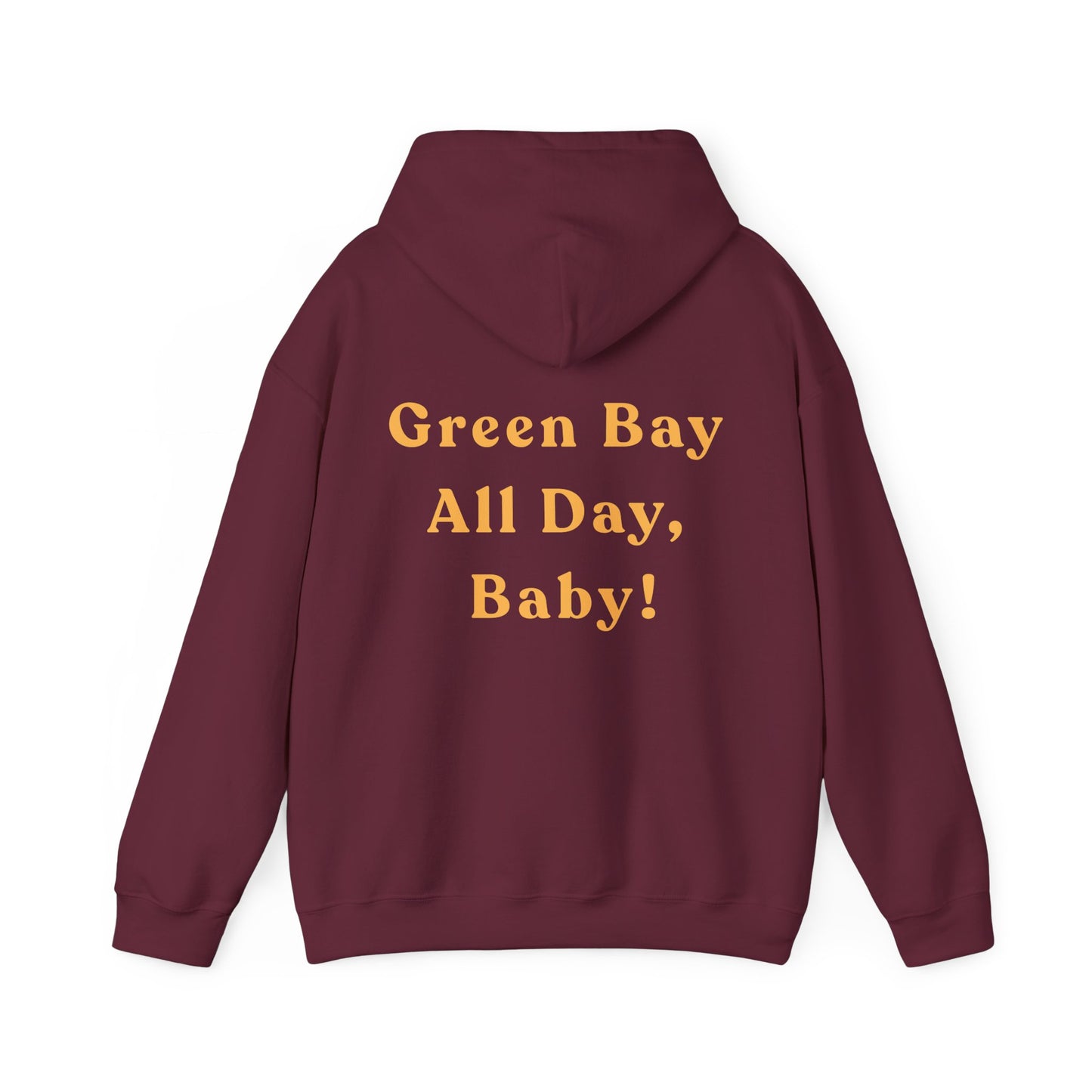 Green Bay Fan Gear Heavy Blend Hooded Sweatshirt | Cozy Sundays | True North