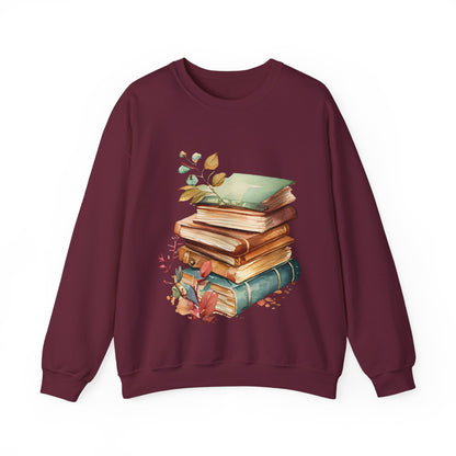 Book Lover's Crewneck Sweatshirt | Autumn Literary Sweatshirt  | True North