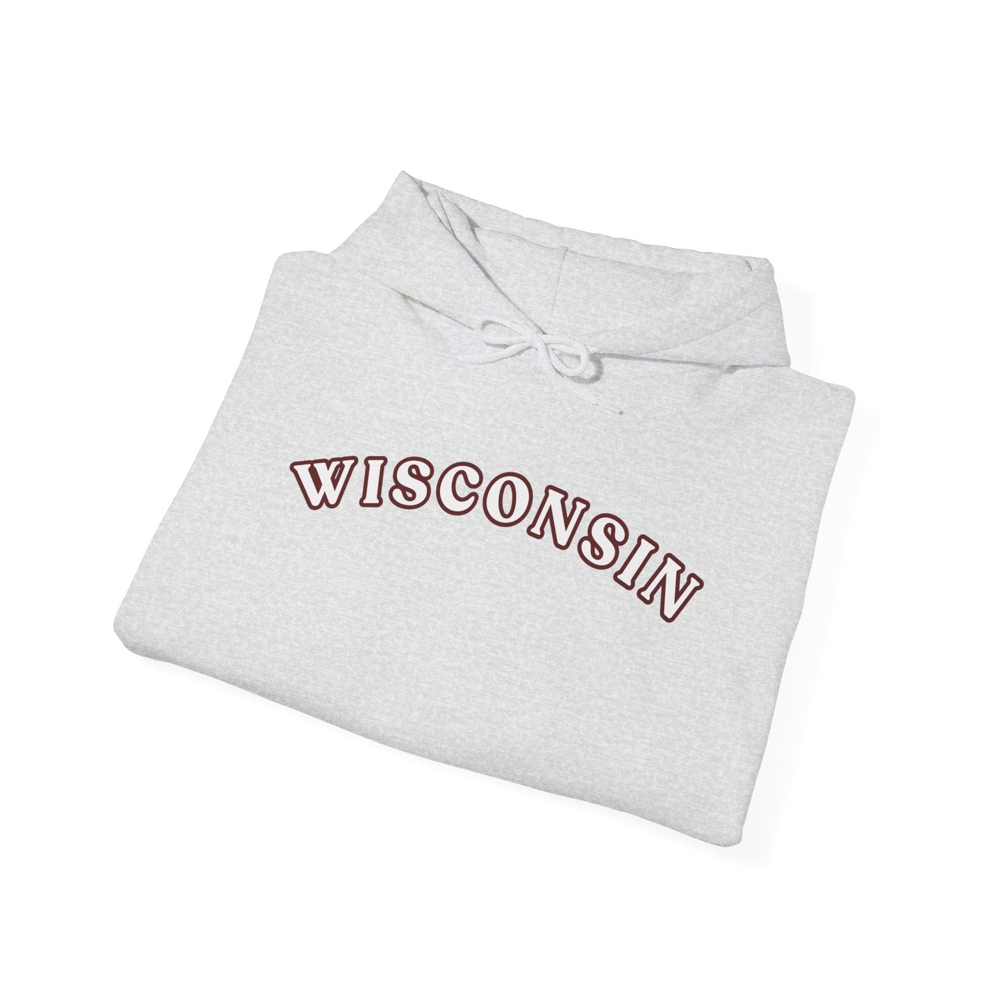 Wisconsin Arch Hoodie — Vintage Collegiate State Sweatshirt MADISON