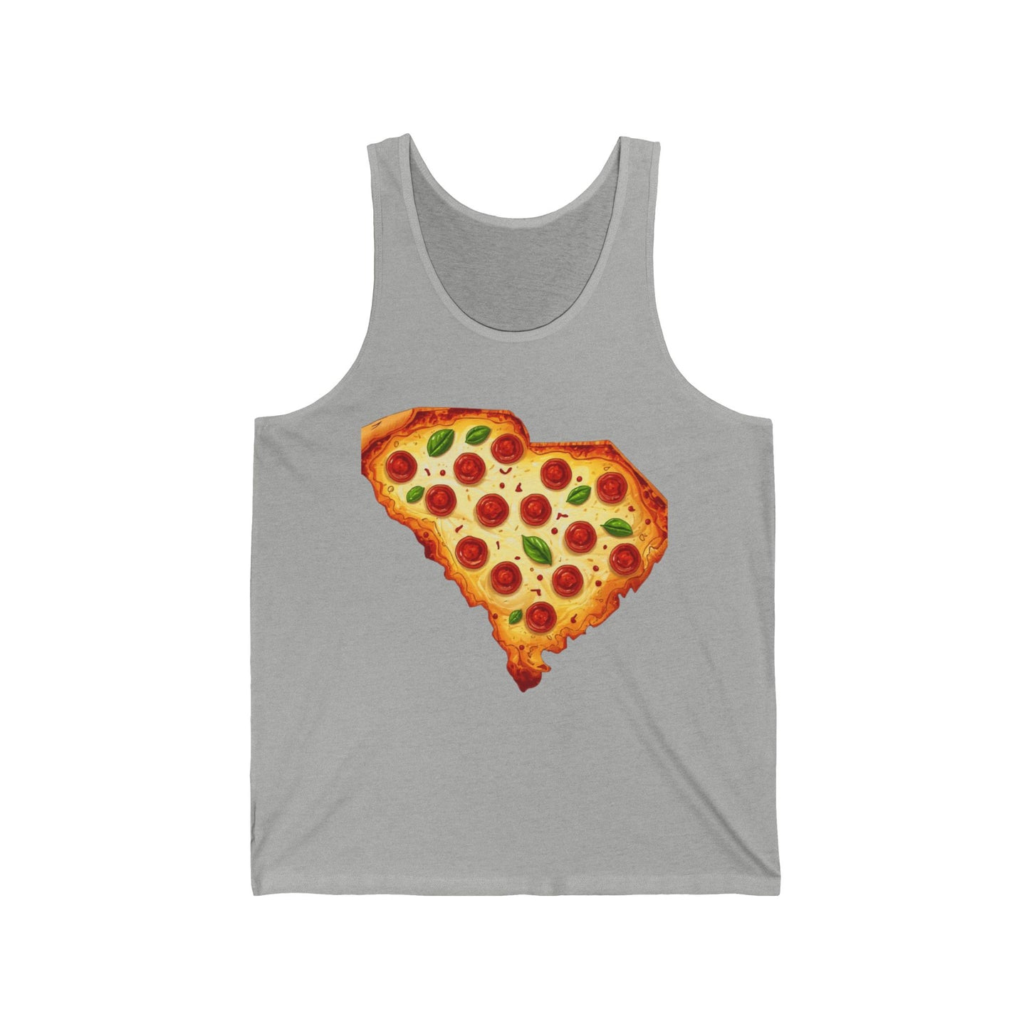 South Carolina Pizza Slice Men/Unisex Tank Top | Fun  Pizza  | True North