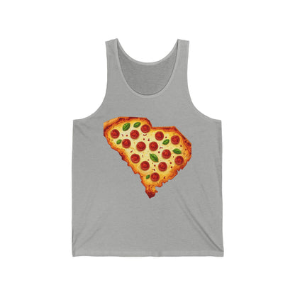 South Carolina Pizza Slice Men/Unisex Tank Top | Fun  Pizza  | True North