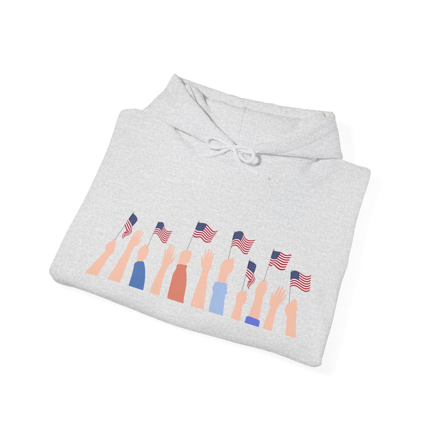 Patriotic Unisex Hoodie, Perfect for Celebrations, Casual Wear, Independence Day, Gifts for Friends and Family