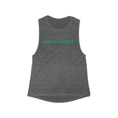 North Dakota | Women’s Flowy Scoop Muscle Tank | True North