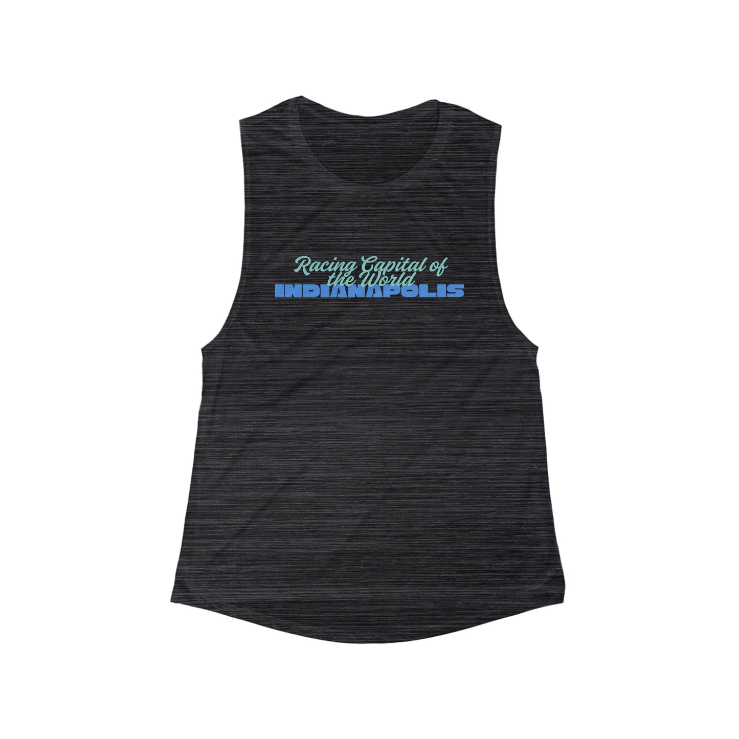 Racing Capital of the World Indianapolis | Women’s Flowy Scoop Muscle Tank | True North
