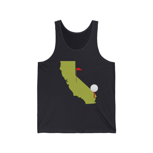 California Golf State Men/Unisex Tank Top | Coastal Graphic | True North