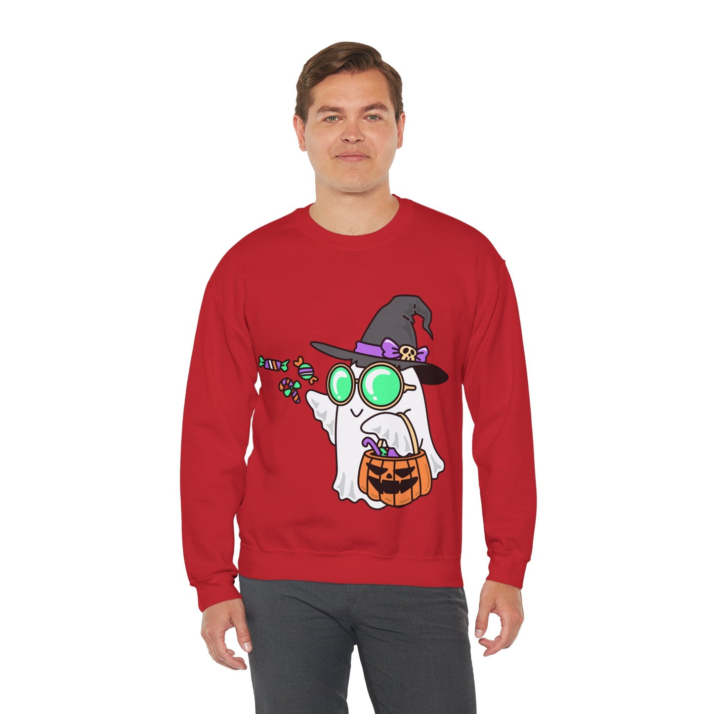 Halloween Ghost Crewneck Sweatshirt | True North