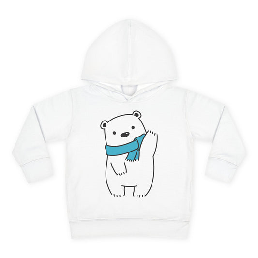Cute Bear Toddler Hoodie | Fleece Pullover for Kids | True North