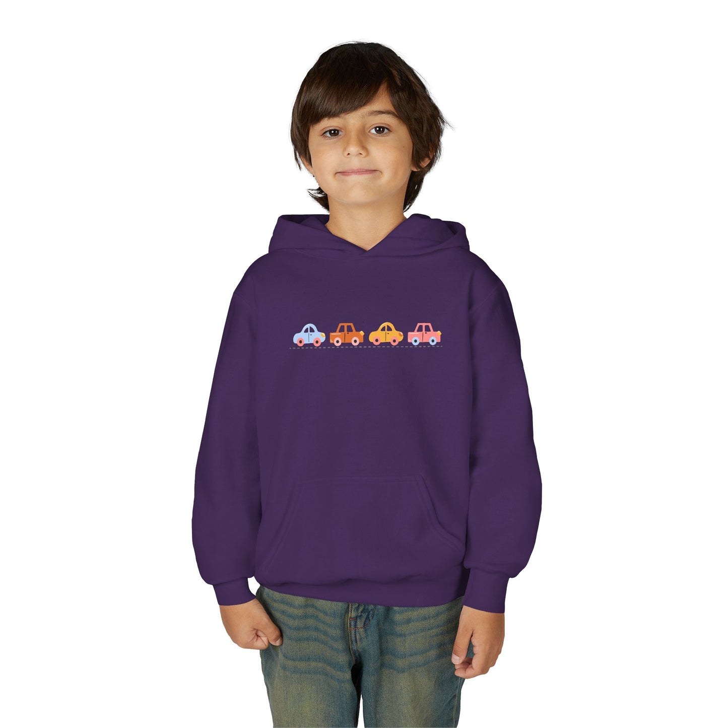 Cute Car-Themed Youth Hoodie | Adorable Sweatshirt | True North