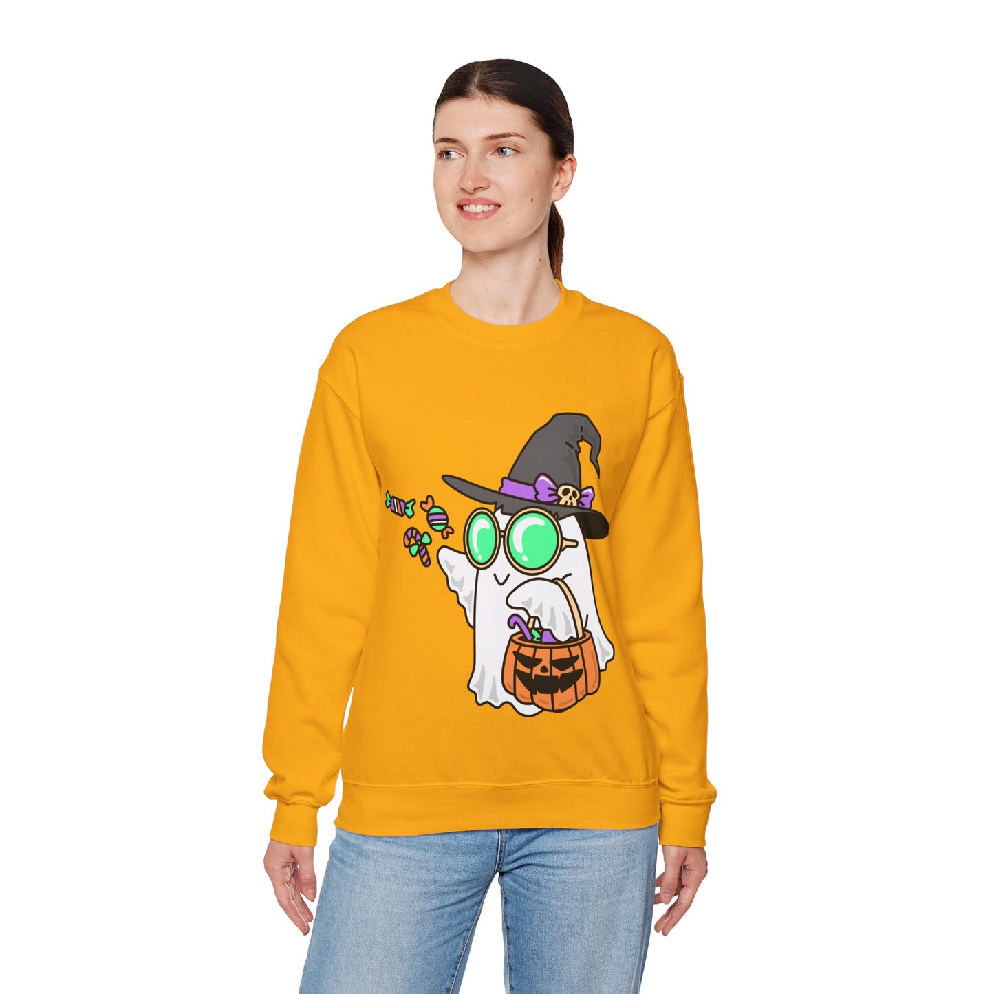 Halloween Ghost Crewneck Sweatshirt | True North