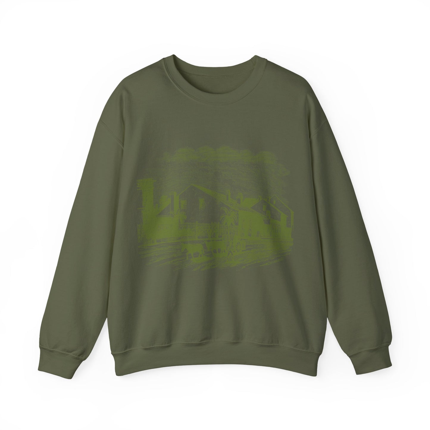 Farmhouse Graphic Crewneck Sweatshirt | Perfect for Autumn | True North