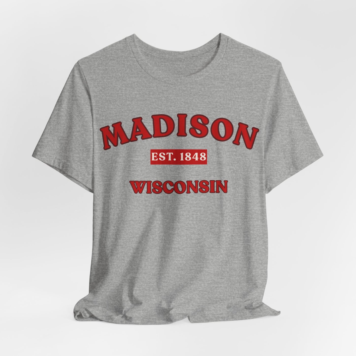 Madison Wisconsin Established 1848 JERSEY Tee