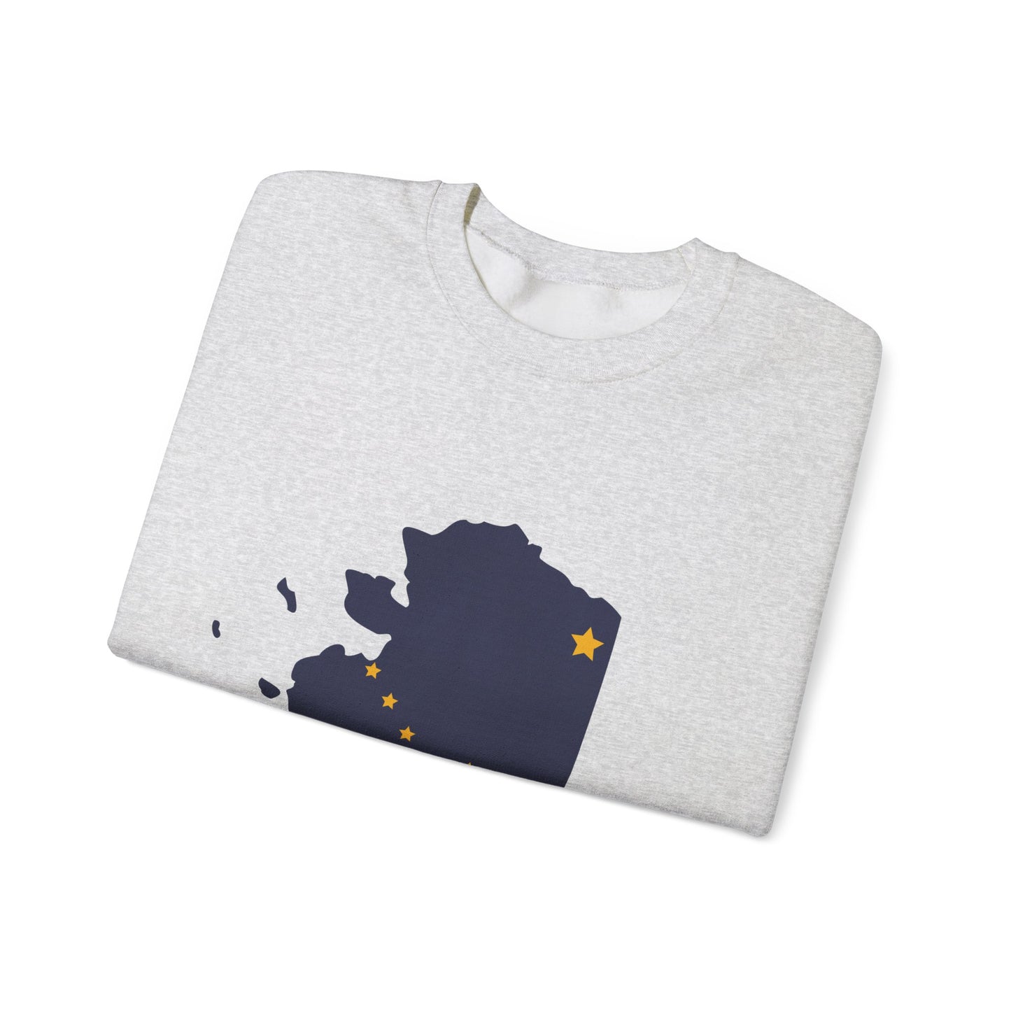Alaska Map Crewneck Sweatshirt | Cozy Souvenir Pullover | True North