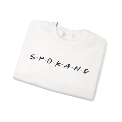 Spokane Crewneck Sweatshirt — Minimal City Name Pullover
