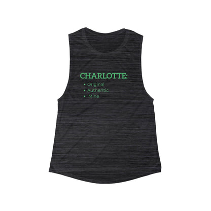 Charlotte | Women’s Flowy Scoop Muscle Tank | True North