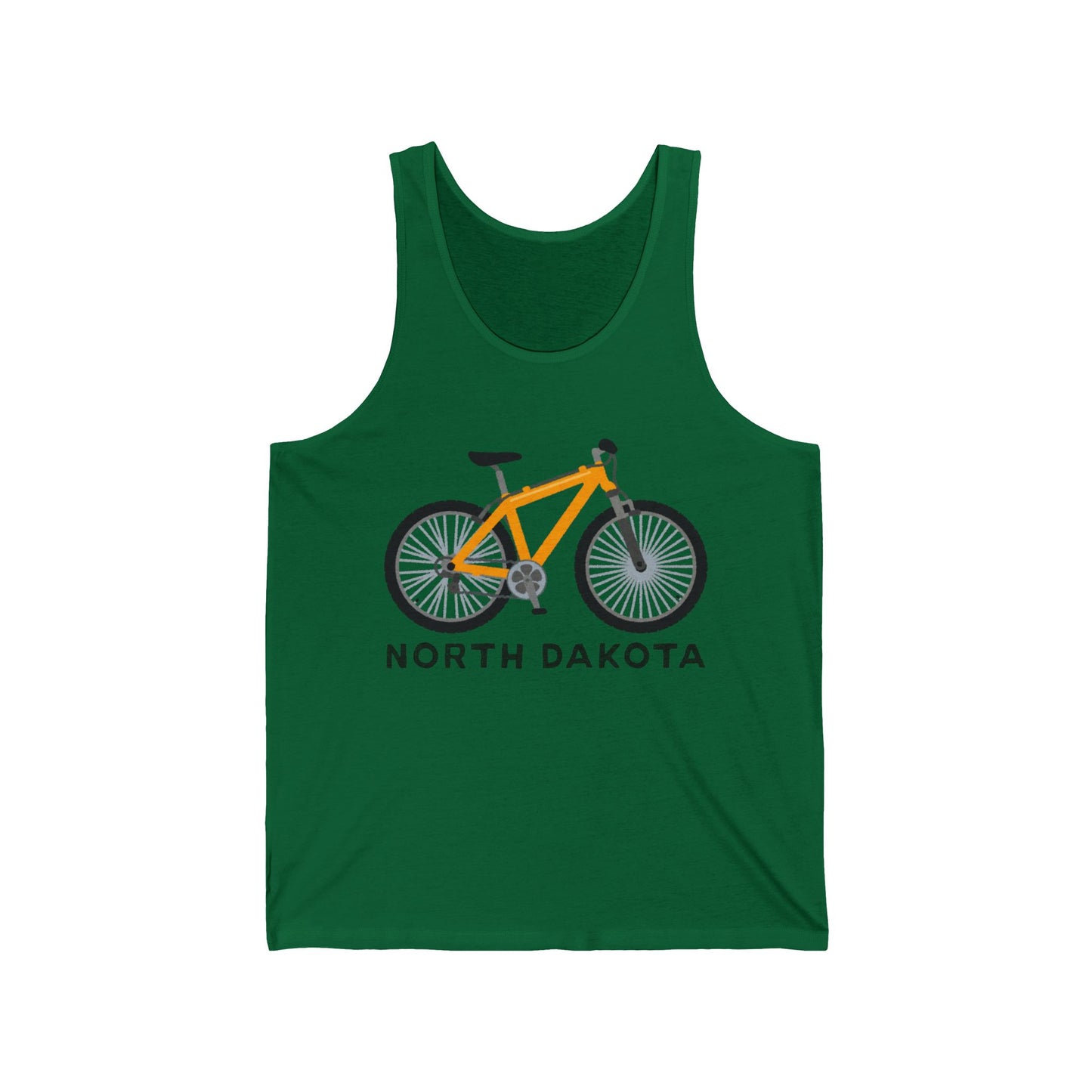 North Dakota Men/Unisex Tank Top | Mountain Bike | True North