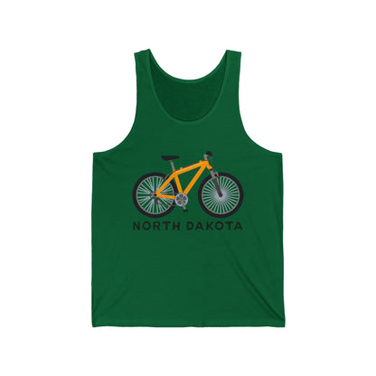 North Dakota Men/Unisex Tank Top | Mountain Bike | True North