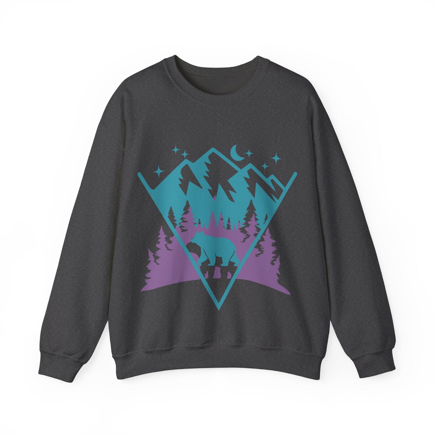 Mountain Adventure Crewneck Sweatshirt | Cozy Outdoor Pullove | True North