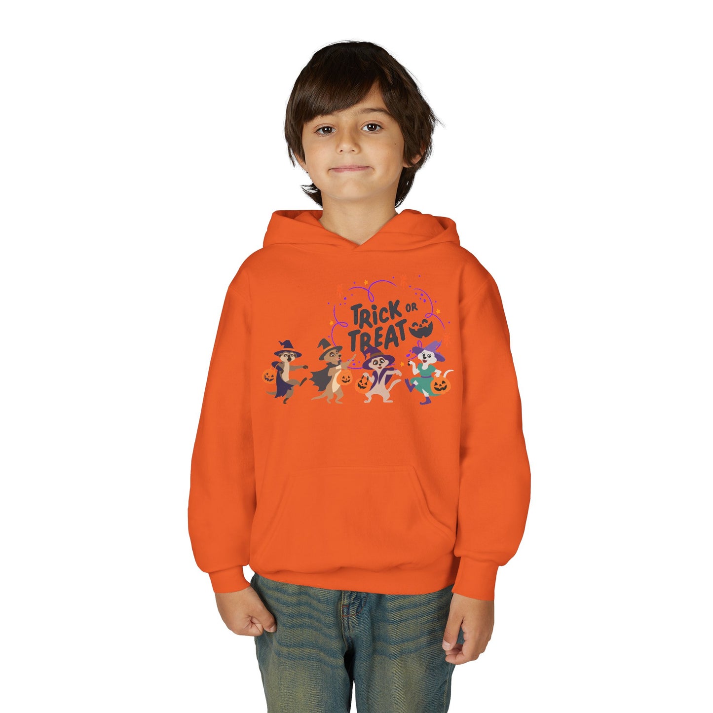 Halloween Trick or Treat Hooded Sweatshirt for Kids | Halloween Costume | True North