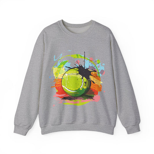 Tennis Splash Unisex Sweatshirt | Tennis Players And Athletes | True North