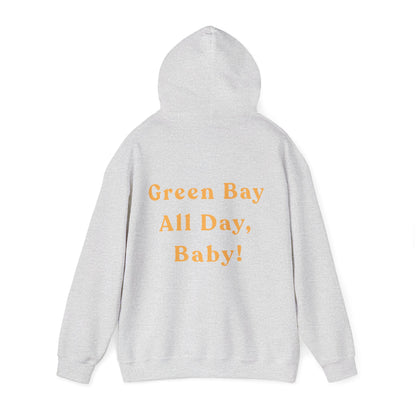 Green Bay Fan Gear Heavy Blend Hooded Sweatshirt | Cozy Sundays | True North