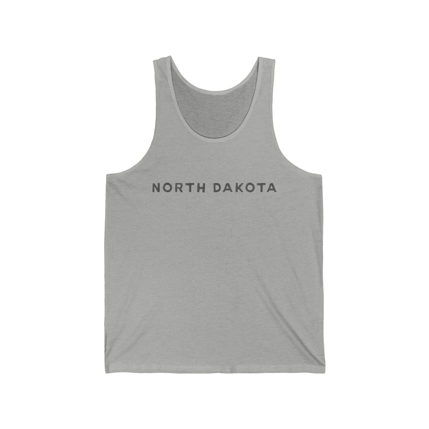 North Dakota Minimalist Men/Unisex Tank Top | Lightweight Athletic  | True North