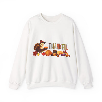 Thankful Thanksgiving Crewneck Sweatshirt  | True North