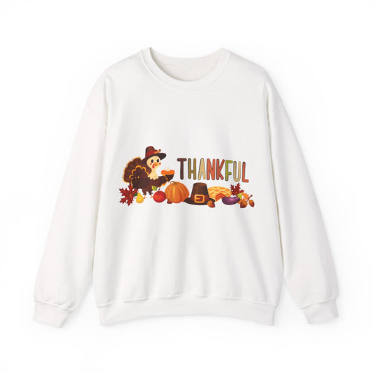 Thankful Thanksgiving Crewneck Sweatshirt  | True North