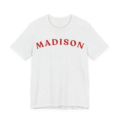 Madison Arc Name T‑Shirt — Personalized City/Name Tee
